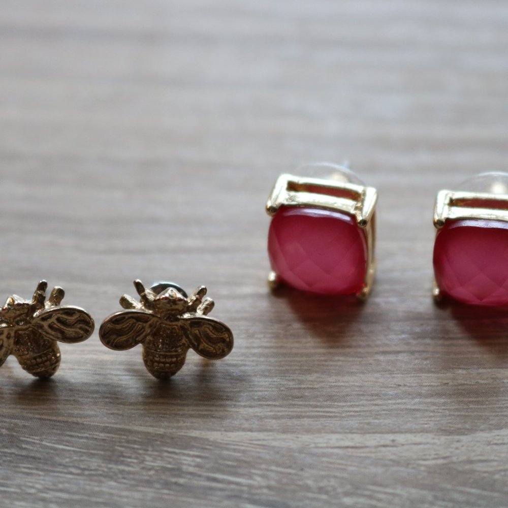 Set of 2 Charming Charlie's Stud Earrings